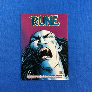Tarjeta coleccionable promocional RUNE Ultraverse #0 SkyBox 1993 arte Barry Windsor-Smith - Imagen 1 de 2
