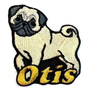Parche para perro Pug personalizado planchado - Imagen 1 de 1
