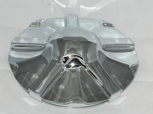 KMC V2 342 CHROME SNAP WHEEL RIM REPLACEMENT CENTER CAP BC-475 1001445 NO LOGO - Picture 1 of 1