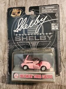 Shelby Collectibles 1:64 1962 Pink Shelby Cobra CSK2000 50Years 