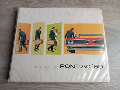 Álbum original 1959 Pontiac color y adornos distribuidor sala de exposición, Catalina, Bonneville Foto 1 de 4