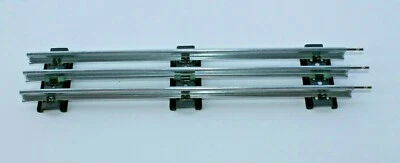 Menards O GAUGE STANDARD 10" STRAIGHT TRACK SECTION Tubular 3 rail 6-65500 NEW - Image 1 of 4