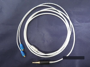 AUDIO123 Silver Plated + OFC Hifi Cable For Shure SE215 SE315 SE425 SE535 UE900 - Picture 1 of 3