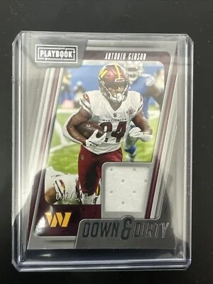 2022 Panini Playbook - Down and Dirty Red #DD-14 Antonio Gibson /25 (MEM) - Image 1 of 3