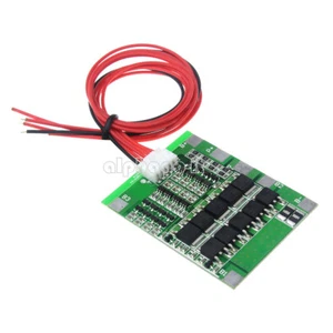 4S 30A 14.8V Li-ion Lithium Battery BMS PCB Protection Board Cell Balance - Foto 1 di 5