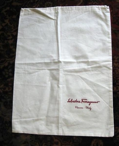 SALVATORE FERRAGAMO: BOLSA ANTIPOLVO MEDIANA DE LONA DE ALGODÓN - Imagen 1 de 4