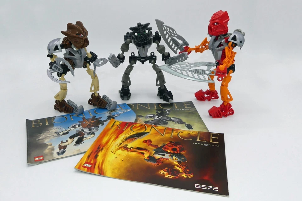 Spielzeug LEGO Bionicle Tahu Nuva 8572 Onua Nuva Toa 8566 Pohatu Nuva 8568 - Bild 1 von 1