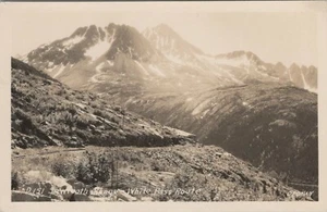 1930-40s Sawtooth Range White Pass Rt Alaska VTG Real Photo Postcard Dedman D151 - Picture 1 of 2