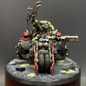 Warhammer 40K Orks Deffkilla Wartrike Presale Painted Army 40,000 Games Workshop - Picture 1 of 9