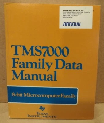 TMS7000 Family Data Manual  8 - Bit microcomputer Family, Texas Instruments 1983 - Image 1 of 4