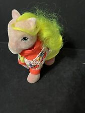 Vintage My Little Pony  Pink Yellow Mane With Outfit