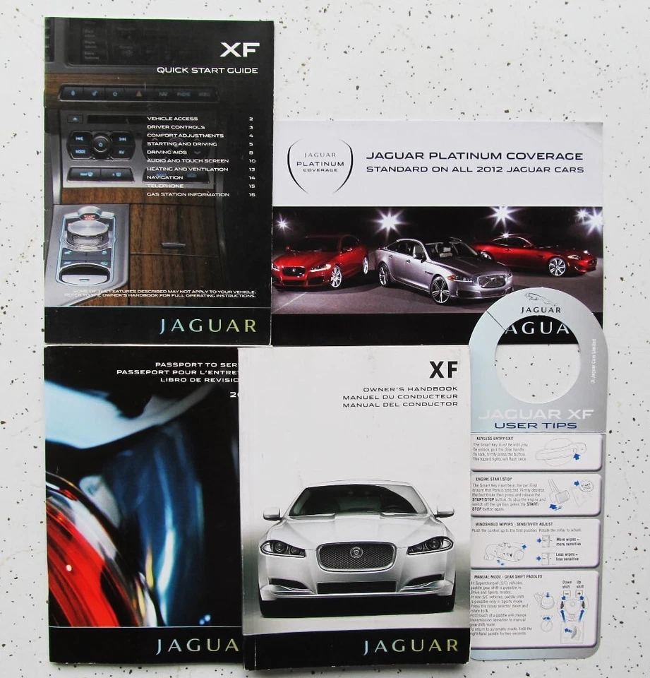 2012 12 2013 13 2014 14 2015 15 Jaguar XF manual del propietario inc navegación Foto 1 de 1