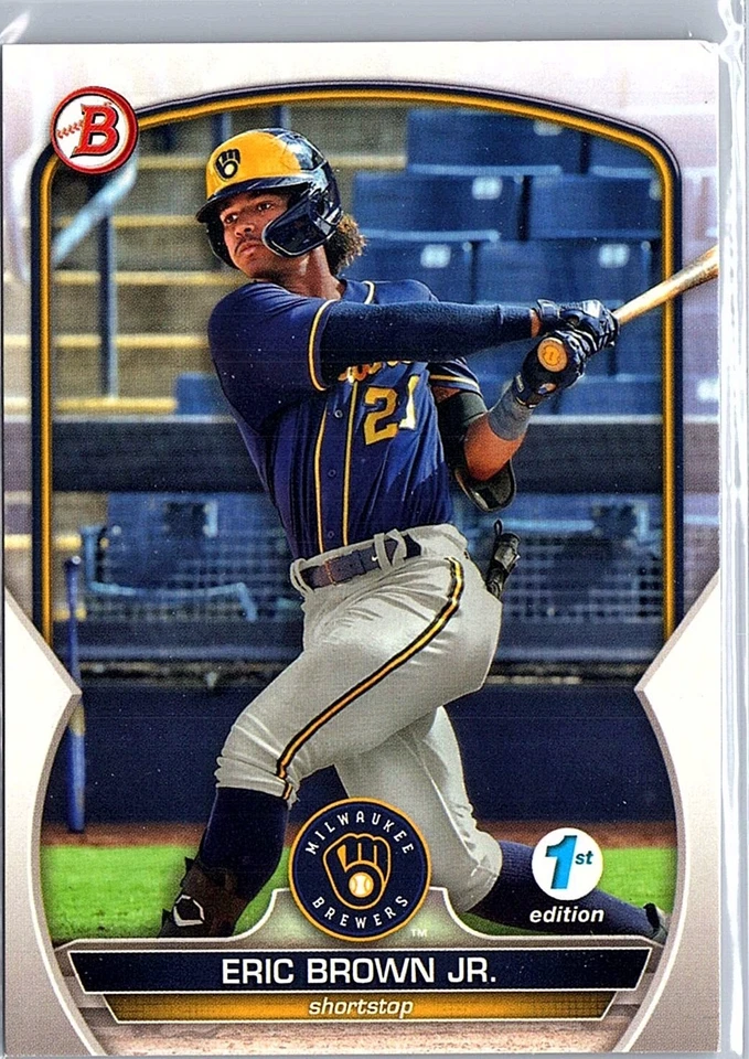 2023 Bowman 1st Edition - Eric Brown Jr #BPPF-41 (RC) - Image 1 of 2