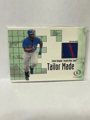 Camiseta Fleer Legacy 2001 hecha a medida Carlos Delgado (parche de 2 colores) Foto 1 de 2