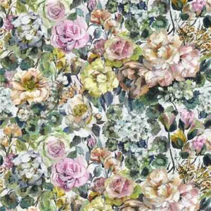 DESIGNERS GUILD FABRIC GRANDIFLORA ROSE DUSK - Picture 1 of 2