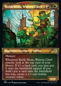 Rulik Mons, Warren Chief Showcase x4 4x FOIL Dominaria United NM MTG - Picture 1 of 1