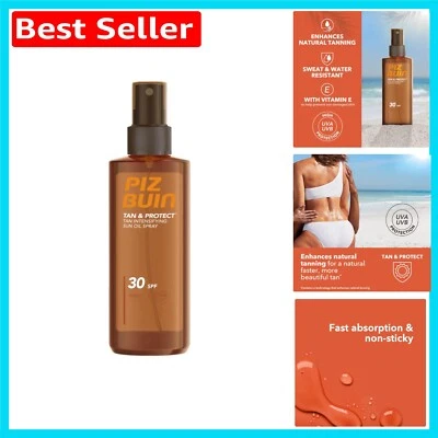 Tan and Protect SPF 30 Oil Spray - Radiant Tan, 150 ml Aerosol for Women - Image 1 of 4