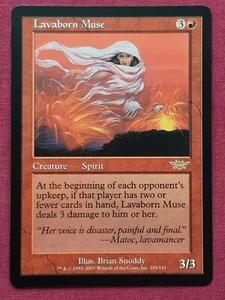 Magic The Gathering LEGIONS LAVABORN MUSE red card MTG - Picture 1 of 2