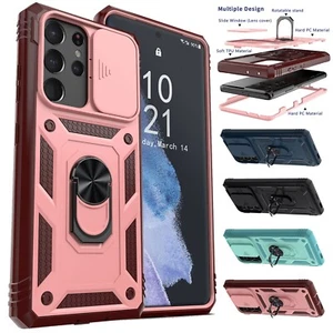 For Samsung Galaxy S21/S21 Ultra/S21 FE 5G Case Ring Kickstand Protect Cover - Picture 1 of 36