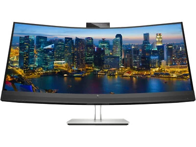 HP EliteDisplay E34m G4 34 inch Curved 2440 x 1440 2K WQHD Conferencing Monitor - Image 1 of 4