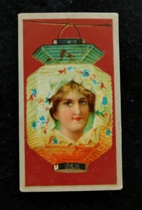 1902 British American Tobacco Company Cigarette Card - Beauties Lantern Girls - Picture 1 of 2
