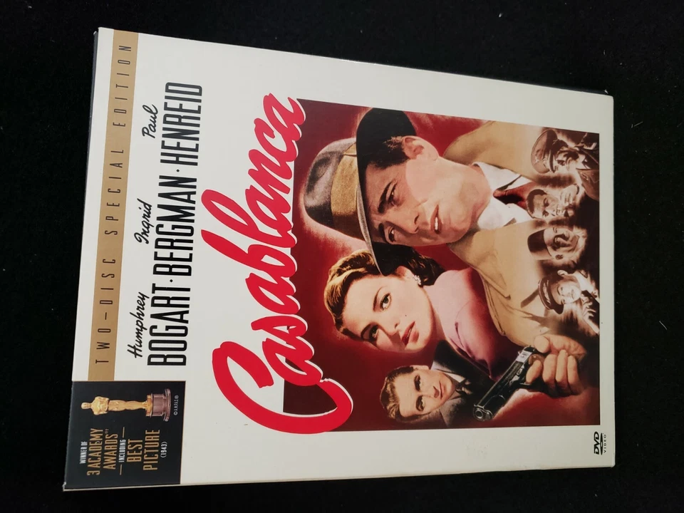 Casablanca DVD 2 Disc Set Special Edition  Humphrey Bogart Movie Ingrid Bergman  - Image 1 of 1