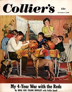 1949 Colliers November 5 - Halloween; Rangeville VA most robbed bank;Jean Peters - Picture 1 of 1