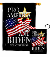 Pro America Anti Biden Garden Flag Political Decorative Gift Yard House Banner