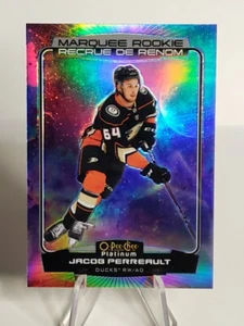 2022-23 O-Pee-Chee Platinum Rookie Cosmic Jacob Perreault /65 Anaheim Ducks  - Bild 1 von 3
