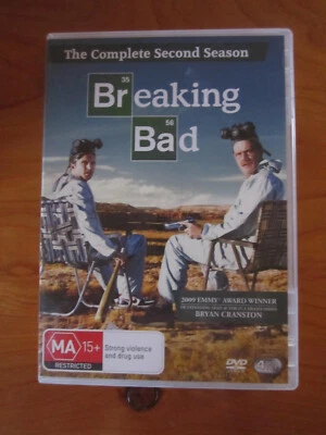 DVD  BREAKING BAD THE COMPLETE SECOND SEASON    GREAT  ** MUST SEE ** - Image 1 of 2