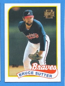 2001 Topps Archives #184 Bruce Sutter Braves 1989 - Picture 1 of 1