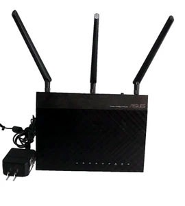 Routeur sans fil double bande Gigabit double bande ASUS RT-N66R 450 Mbit/s 4 ports - Photo 1/3