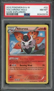 Pokemon PSA 8 NM-MT Dark Explorers Holo Volcarona 22/108 (MD) - Picture 1 of 2