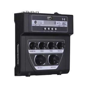 Micrófono mezclador de karaoke para el hogar/exterior estéreo audio eco consola de sonido reproducción USB - Imagen 1 de 9