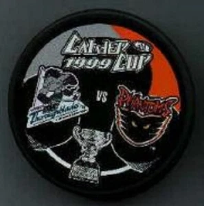 1999 PHILADELPHIA PHANTOMS vs KENTUCKY THOROUGHBLADES MID-ATL DIV. PUCK #GL_#6L - Picture 1 of 1
