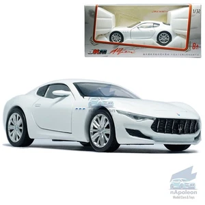 1/32 Maserati Alfieri Modellauto Diecast Spielzeugfahrzeug Sammlung Kinder Geschenk weiß - Bild 1 von 12