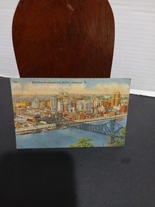 Vintage Postkarte Riverfront Boulevard und Skyline Pittsburgh PA - Bild 1 von 2