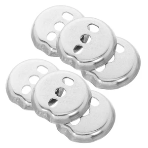  6 Pcs Towel Bar Base Gasket Bathroom Hardware Parts Rack Replacement Supplies - Picture 1 of 12