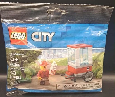 Lego City: Popcorn Cart #30364 Toy Building Kit 43 pcs Sealed - Image 1 of 4