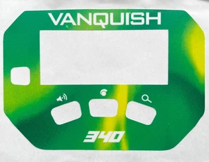 Minelab Vanquish 340 Vinyl Keypad Sticker Green Lightning - Picture 1 of 1