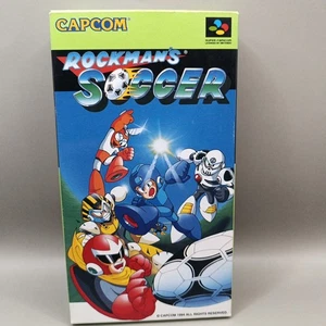 Rockmans Soccer Super Famicom SNES Game Boxed CIB NTSC-J Japanese  - Picture 1 of 6