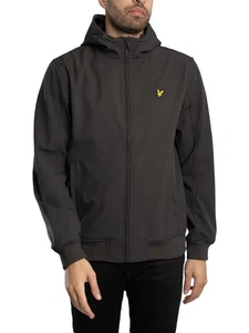 Lyle & Scott de los hombres Chaqueta Softshell con espalda de malla, Gris - Imagen 1 de 7