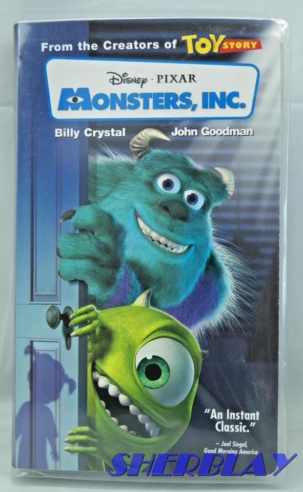 Disney Pixar Monsters Inc VHS Movie 23967  2002 Clam Shell Very Good Condition - Image 1 of 1