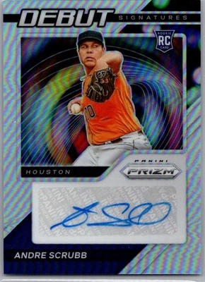 2021 Panini Prizm #DS-AS Andre Scrubb Debut Signatures - Image 1 of 2