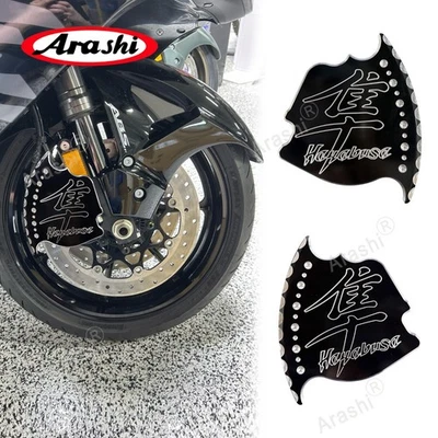 Protector de cubierta de pinza de freno delantero negro para Suzuki GSX1300R Hayabusa 2008-2020 Foto 1 de 4