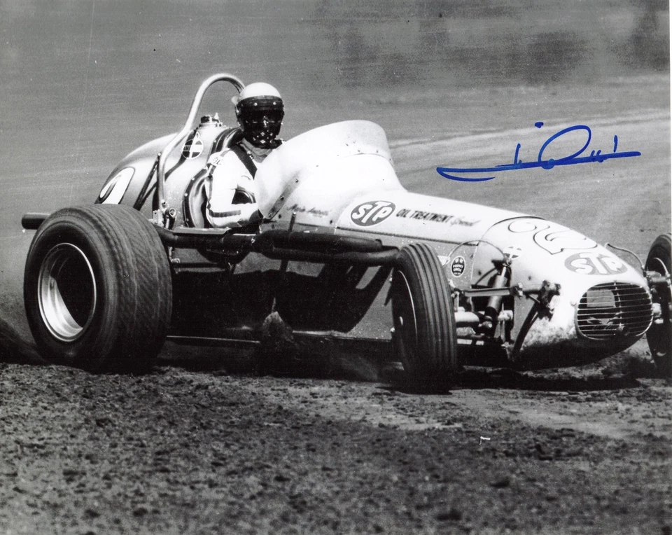 Foto firmada autografiada por Mario Andretti 8x10 Racing IndyCar NASCAR Legend Foto 1 de 1