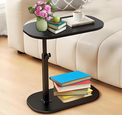 Tavolo C – Tavolo Girevole a 360° | Tavolino a Di C Con Altezza Regolabile | Tav - Immagine 1 di 4