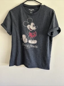 Abercrombie & Fitch Disney Unisex Vintage Navy  Mickey T Shirt Sz 13/14 - Picture 1 of 10
