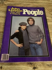 Tribute to JOHN LENNON 1940-1980, People Weekly Dec 22 1980, Beatles, Yoko Ono - Picture 1 of 10