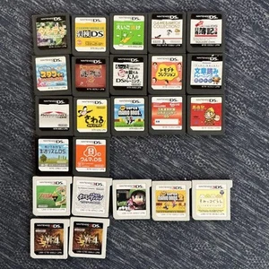 Lot of 24 Nintendo DS & 3DS software set Mario Wario Luigi Mii Kart MH4 Used - Picture 1 of 1